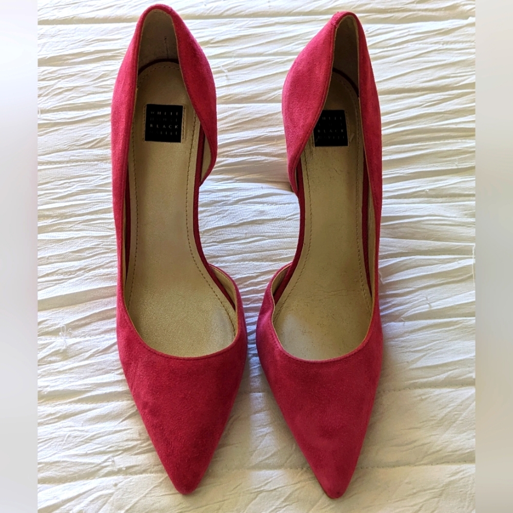 Suede Pink Pumps
